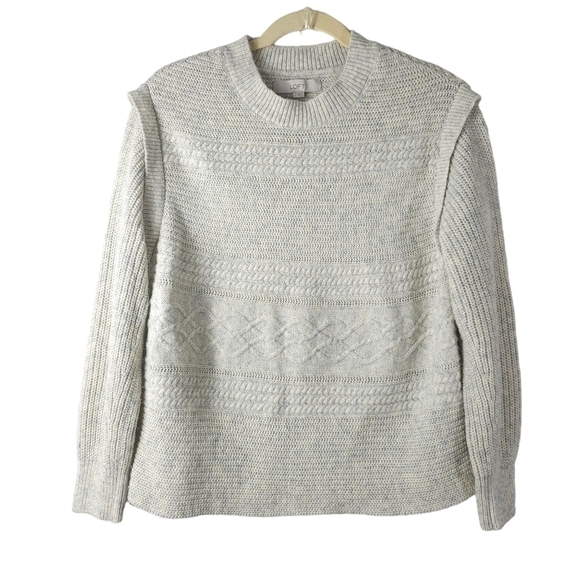 Loft Grayish with Blue hints Sweater - Picture 4 of 11